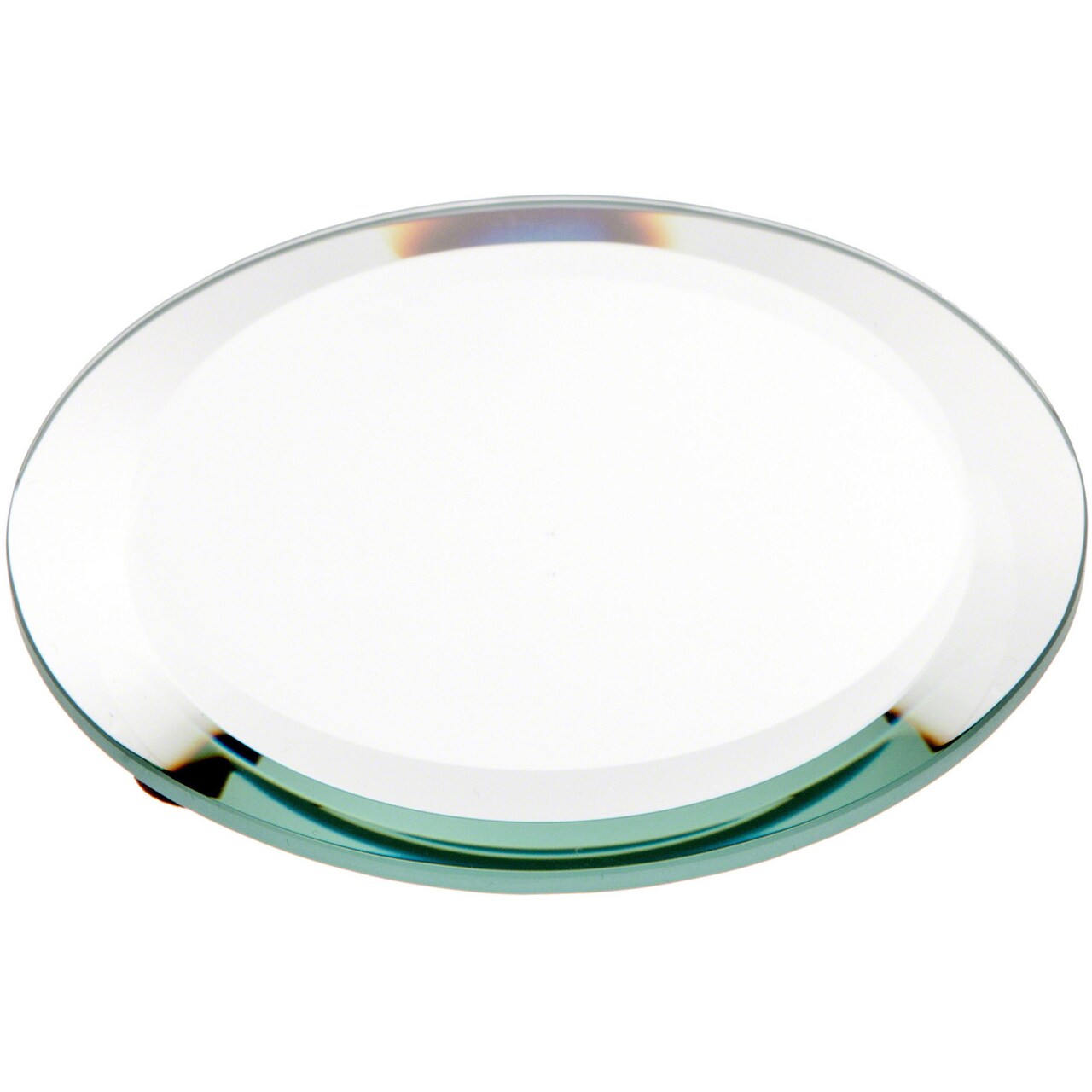 Plymor 4" Round, 5mm Thick Beveled Glass Mirror Circle
